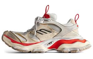 Balenciaga Грузовые кроссовки 'Потертые - Бежево-красные' - Бело-красные, цвет White Red