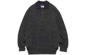 Футболка поло мужская серая THE NORTH FACE PURPLE LABEL