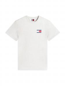 Tommy Jeans Футболка 'ESSENTIAL' в белом, крапчатом белом цвете