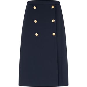 Tommy Hilfiger Повседневная длинная юбка женская темно-синяя