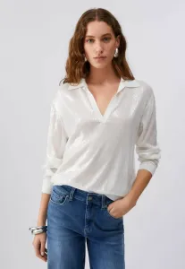 Джемпер с пайетками Liu Jo, White