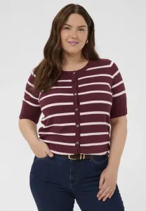 Короткий кардиган kclizzy Kaffe Curve, Zinfandel Pink Stripe