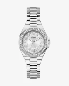 Женские часы Contessa GW0877L1 из стали с серебряным ремешком Guess, серебряный