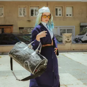 SPRAYGROUND Сумка для путешествий PVC, наплечная сумка, средняя сумка унисекс Black