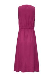 Дневное платье LONGUEUR MIDI FLUIDE À FENTE SUR LE DEVANT s.Oliver, розовый