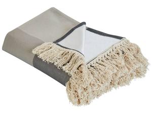 Подушка для отдыха Beliani LUNDA, коричневый - серый - текстиль - 200 x 1 x 200 см