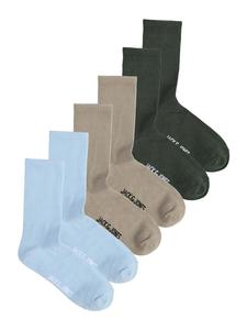 JACK & JONES Носки 'JACNOLAN' в светло-голубом, Taupe, пихтовом
