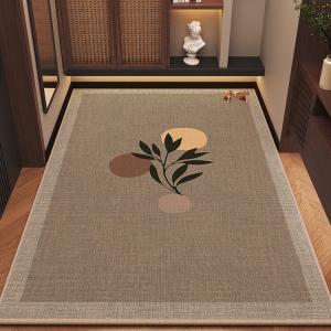 Budis Ковер 100х140 см из мутонового вельвета для прихожей, не скользит, устойчив к износу, минимальное осыпание, Qingzhi 05