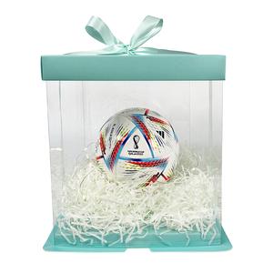 Adidas Размер 1 футбольный мяч TPU бесшовный термосварной унисекс белый/небесно-голубой/флуоресцентный красный/желтый