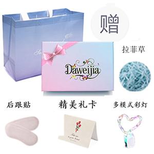 Туфли Dawei's House на низком каблуке для женщин красные 3 см, цвет Red 3cm