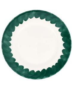 Обеденная тарелка «Либонский мазок кисти» VIETRI, зеленый