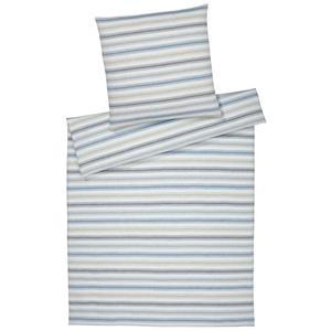 Элегантное полульняное постельное белье Bliss aqua 155х200 см+80х80 см Elegante