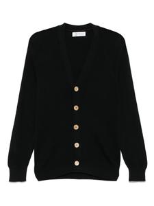 Кардиган в рубчик Brunello Cucinelli, черный