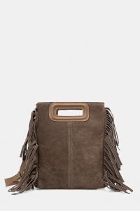 Замшевая сумка Answear.LAB, коричневый