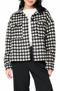 Куртка The Shacket In Brushed Houndstooth Sanctuary, Brushed Houndstooth