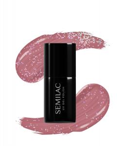 Гель-лак для ногтей Semilac UV Colours UV Gel Polish, 321 Shimmer Dust Caramel, 7 ml