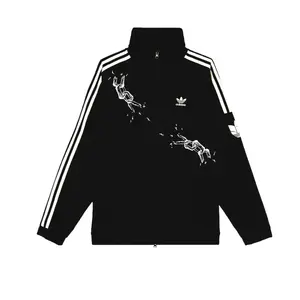 Adidas Куртка Unisex Black с 3 полосками