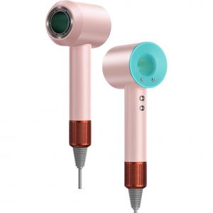 Безлопастной фен для волос высокий мощность ветра быстрая сушка уход с отрицательными ионами, бережное воздействие на волосы GSHD1 Dr.Flash, мультиколор