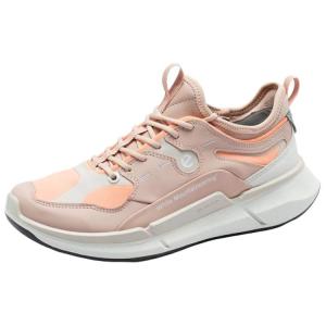 Ecco Белые, износостойкие, повседневные кроссовки Mountaineering x Biom 2.2, женские, розовые