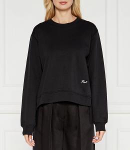 Толстовка Karl Lagerfeld Oversize fit, черный