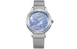 CITIZEN Часы Quartz Movement Stainless Steel Strap Watch Women's Watch Mother of Pearl Color Watch Dial EM0810 84N