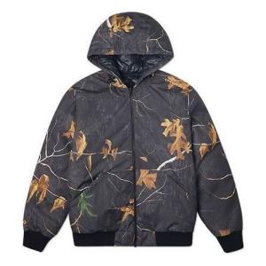 Куртка real tree reversible jacket leaves printing 'black' Converse, черный