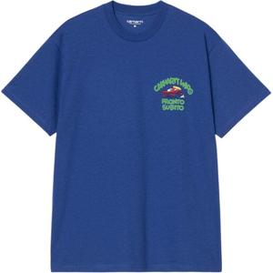 Готовая футболка с принтом, Crew neck Carhartt WIP, синий