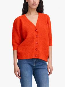 Кардиган Loucle с рукавом три четверти ICHI, Tangerine Tango