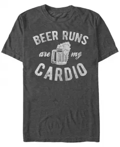 Мужская футболка с коротким рукавом Beer Run Cardio Fifth Sun, серый