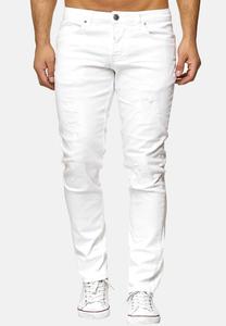 Джинсы облегающего кроя Elara, белый