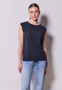 Футболка Street One Studio LOOK MIT TAPE, Blau/Dark Blue