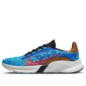 Кроссовки superrep go 3 next nature flyknit 'game royal picante red' Nike, синий