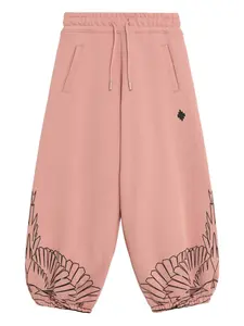 Графичные брюки County Of Milan Kids, розовый