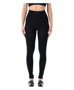 Вафельные леггинсы Fear Of God, черный