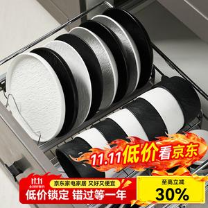 Lowe Набор посуды Luowei в светлых тонах, 4 предмета: тарелка, миска и палочки для еды, каменный узор