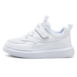 ADOONGA Белые детские кроссовки для скейтбординга: противоскользящие, износостойкие, с хорошей упругостью, дышащие, легкие, с амортизацией