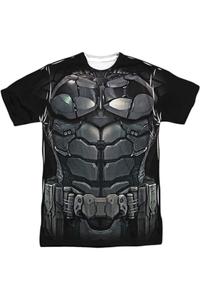 Футболка / футболка Batman Arkham Knight Uniform с коротким рукавом для взрослых из полиэстера Gildan, белый