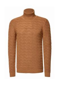 Свитер с высоким воротником модного дизайна RUSTY NEAL, цвет Camel