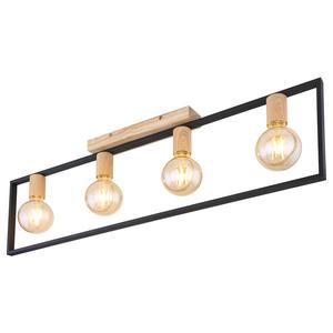 Потолочный светильник Globo Lighting Daniel II, твердое железо / эвкалипт - 4 пламени