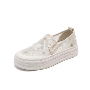 RED DRAGONFLY Женские дышащие низкие кроссовки для увеличения роста и повседневная обувь Удобные абрикос, цвет Apricot