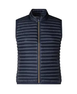 Синяя приталенная куртка с утеплителем Plumtech Save The Duck, синий