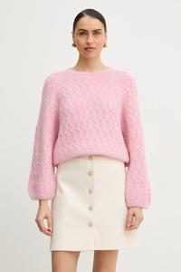 Свитер из шерстяной смеси Morgan, розовый