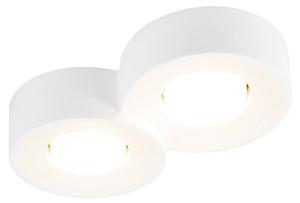 Потолочный светильник Nettlife Mannello, белый - натуральное волокно - 6 x 15 x 28 см