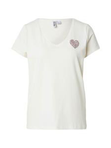 PIECES Футболка 'PCNEW BILLY' из шерсти, белая