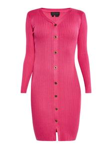 Платье до колена faina, розовый