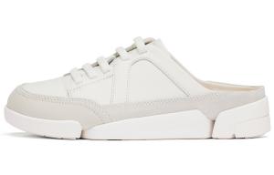 Clarks Сандалии женские белые с закрытым носком, противоскользящие