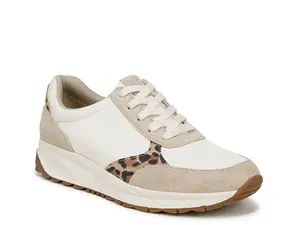 Кроссовки Naturalizer Shay, цвет: белый/бежевый/леопардовый