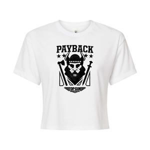 Лучший стрелок среди юниоров: укороченная футболка с рисунком Maverick «Payback» Licensed Character, белый