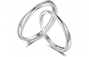 Кольца Unisex ERROR, серебряный 1 pair