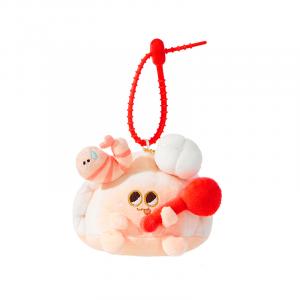 Плюшевый кулон женьшень для здоровья и хорошего самочувствия высота 13см The Green Party